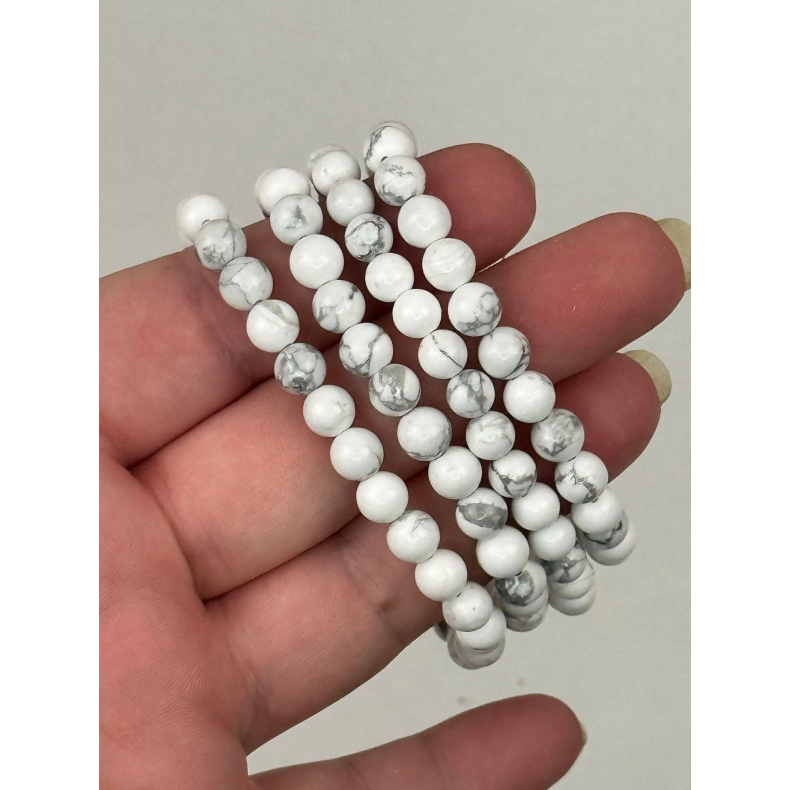 Howlit armbnd, 6 mm perler