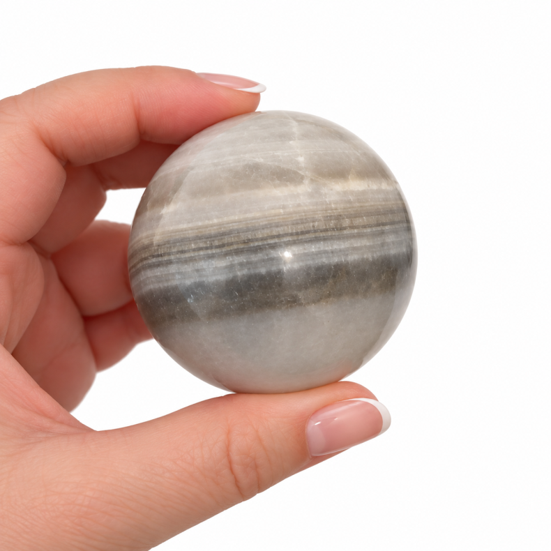 Gr� B�nd Calcit, kugle A 