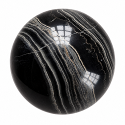 Sort Onyx kugle A