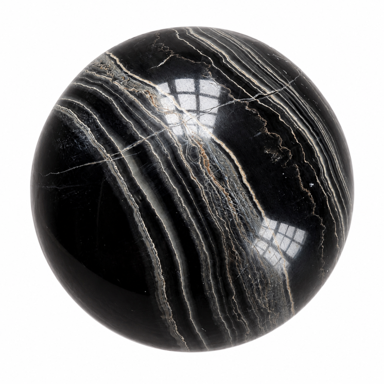 Sort Onyx kugle A