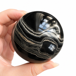 Sort Onyx kugle B 
