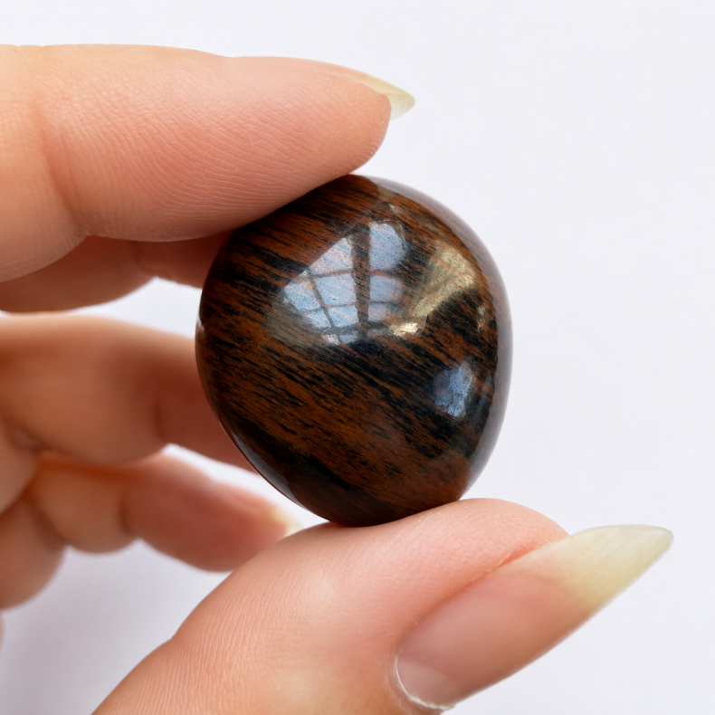 Copper Sheen Obsidian, Lommesten 