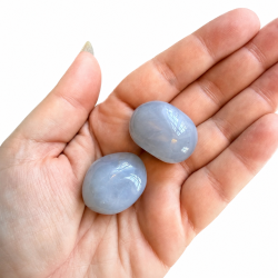 Bl� Chalcedon Lommesten 