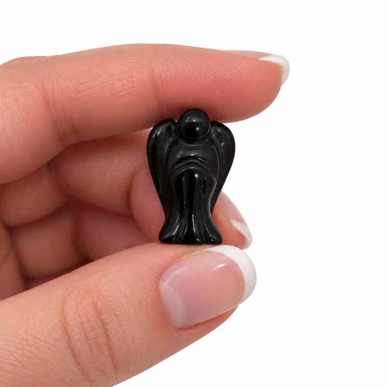 Sort Obsidian, mini engel 