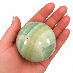 Pistacie Calcit kugle B 
