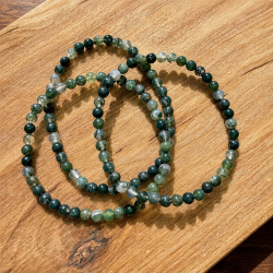Mos agat Armb�nd 4mm