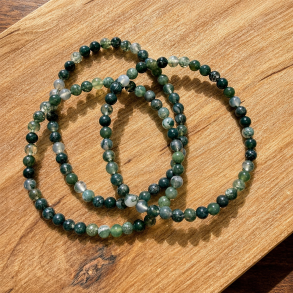 Mos agat Armb�nd 4mm
