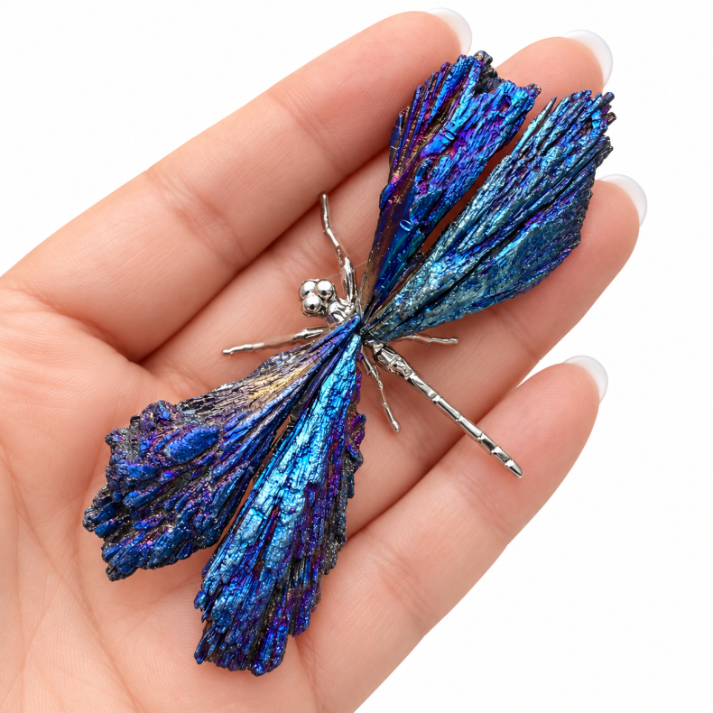 Titanium Aura Kyanit s�lvsmed 