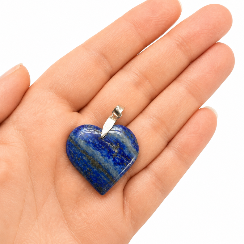 Lapis Lazuli Hjerte vedh�ng 