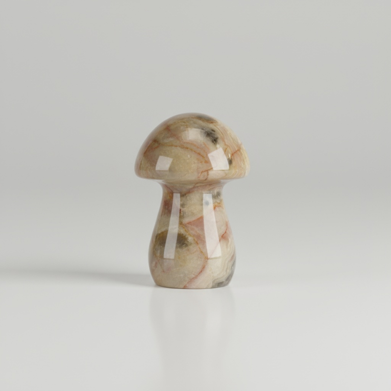 Natur Agat svamp lille 