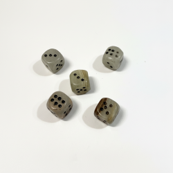 Natur Agat Terninger 