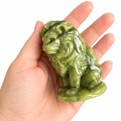Gr�n Jade L�ve m. Vinger 