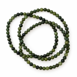 Gr�n Jade Armb�nd 4mm