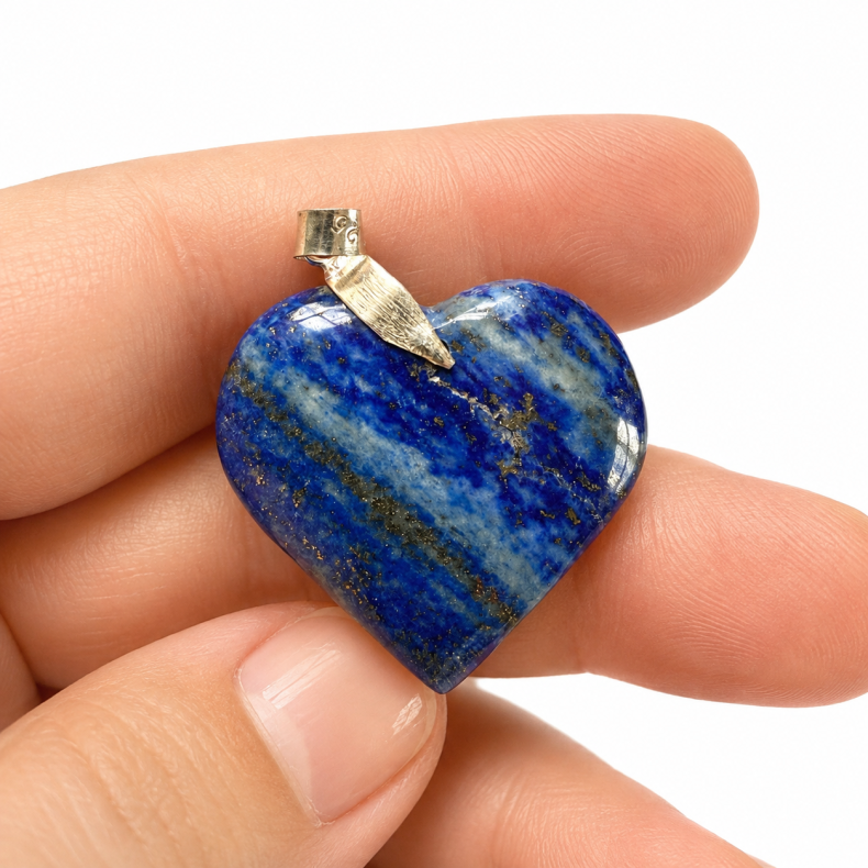Lapis Lazuli Hjerte vedh�ng 