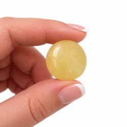 Lemon Calcit runde, Lommesten 