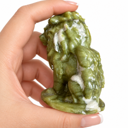 Gr�n Jade L�ve m. Vinger 