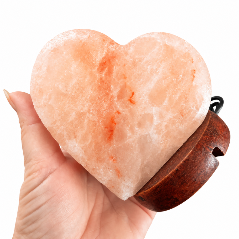 Himalaya salt hjertelampe til usb