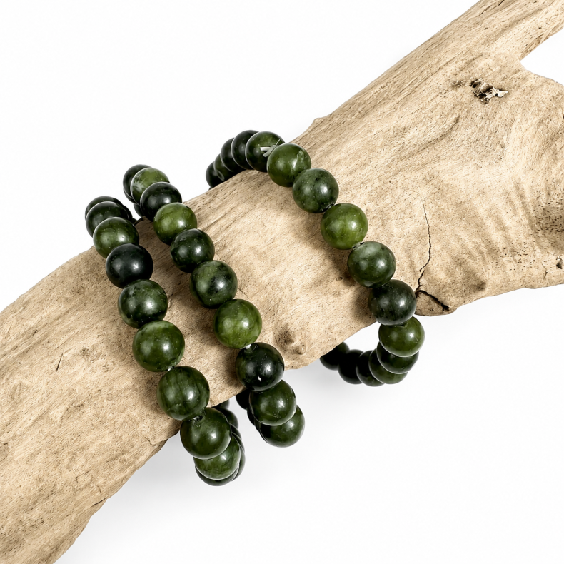 Gr�n jade armb�nd 8mm