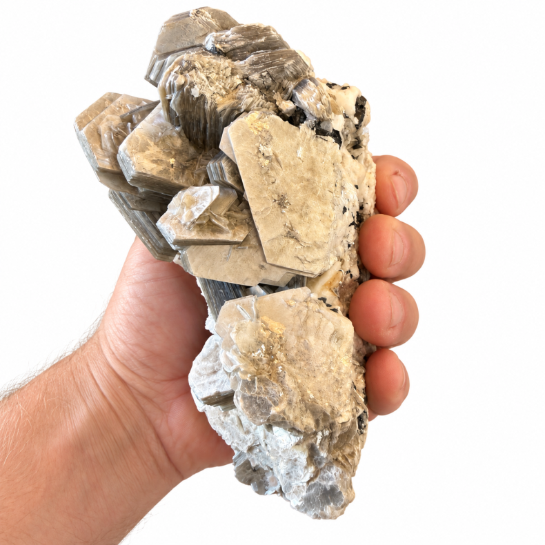 Muscovit m. Feldspat klynge 