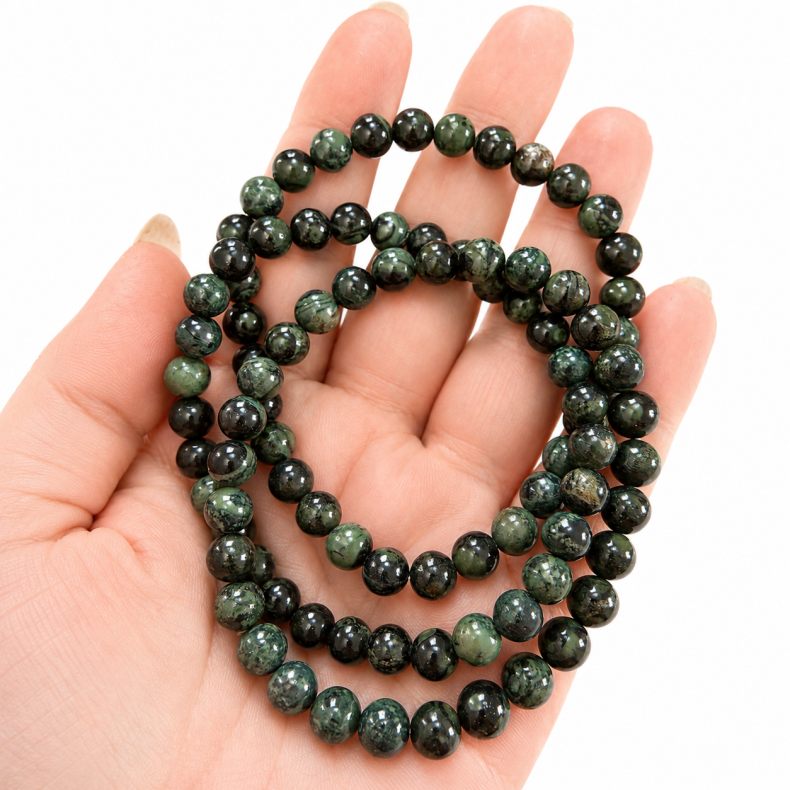 Kambaba Jaspis, armb�nd 6mm.