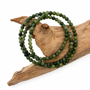 Gr�n Jade Armb�nd 4mm