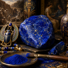 Lapis Lazuli � den bl� sten, der var mere kostbar end n�sten alt andet.