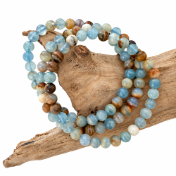 Bl� Onyx Armb�nd 6mm