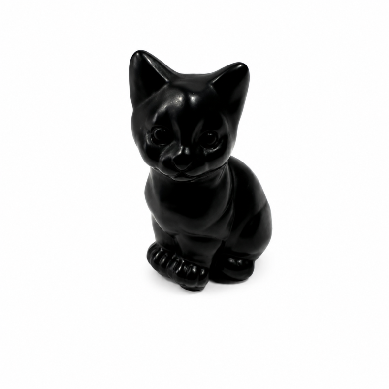 Sort Obsidian, Siddende Kat 