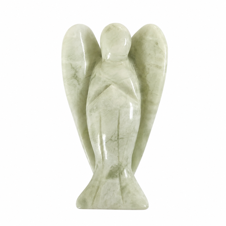 Gr�n Jade stor engel 