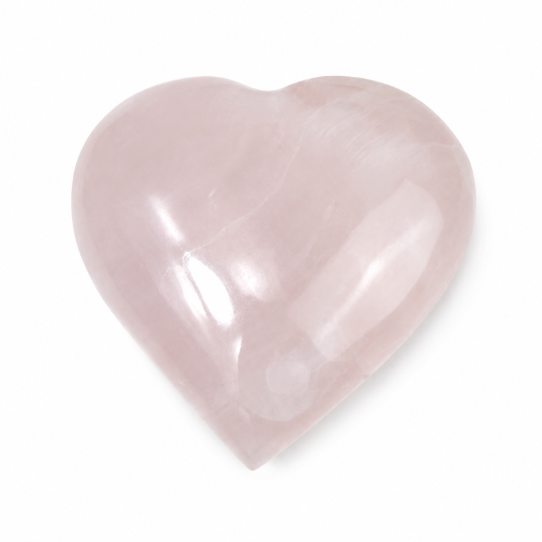 Pink Calcit hjerte D 