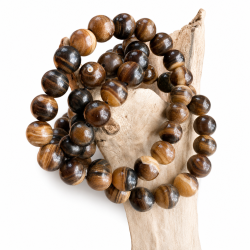 Chokolade Calcit armb�nd 10mm