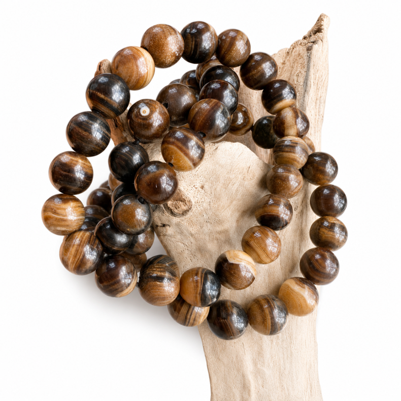 Chokolade Calcit armb�nd 10mm