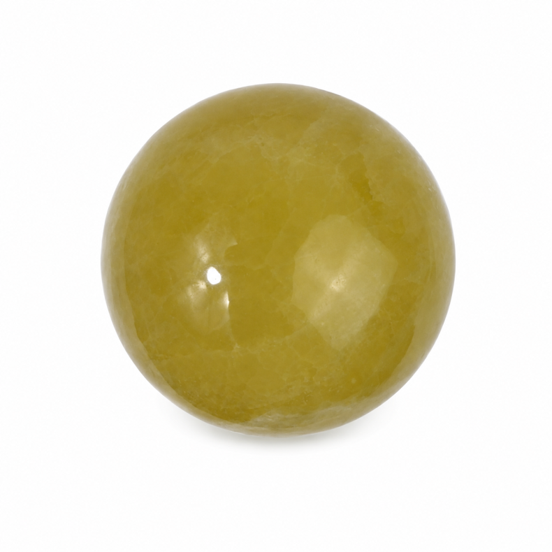 Lemon Calcit kugle D 