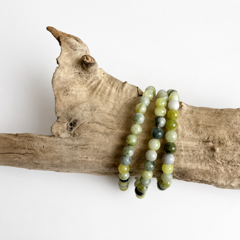 Lemon jade armb�nd 6 mm