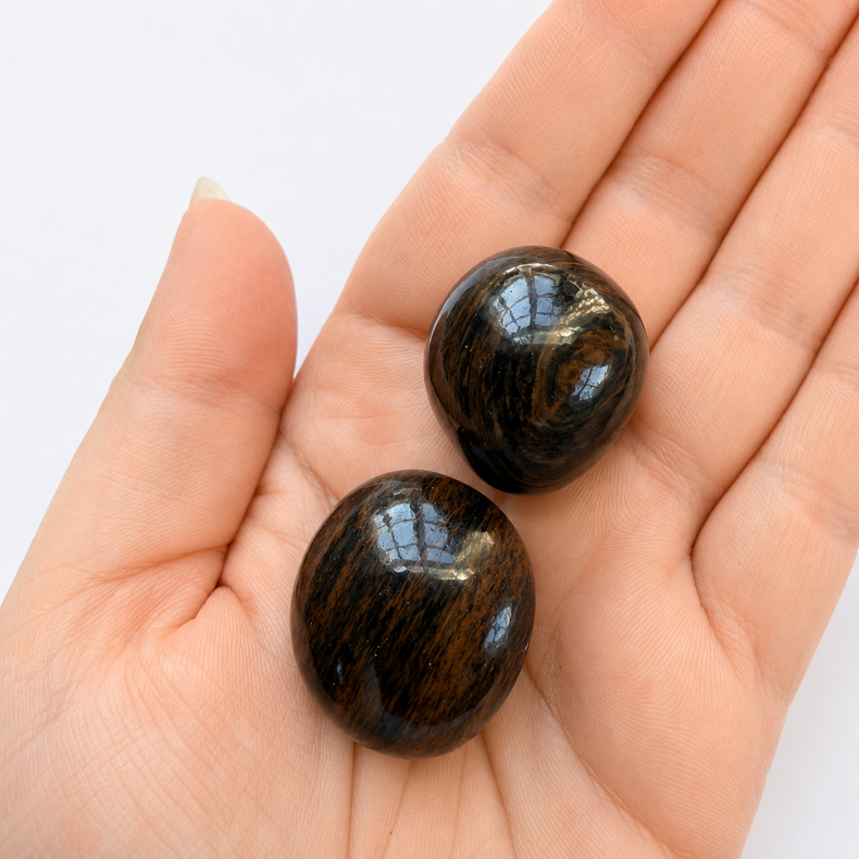 Copper Sheen Obsidian, Lommesten 