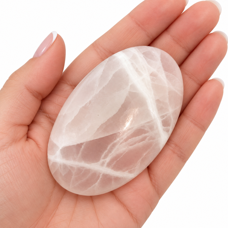 Hvid Calcit, Palmstone 