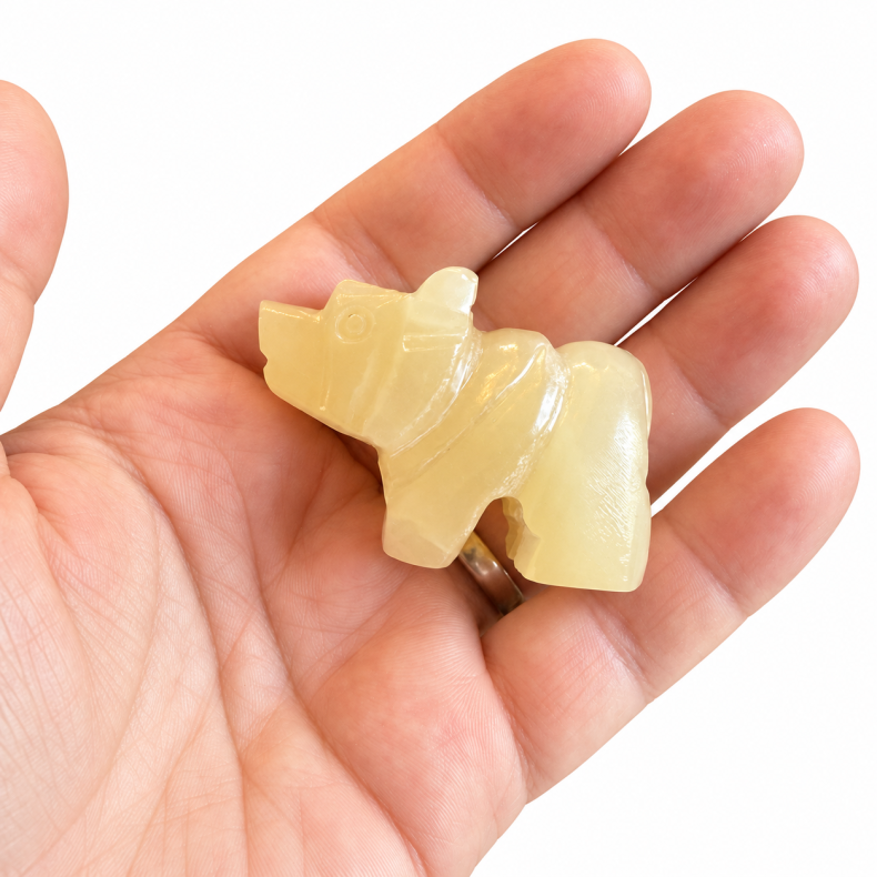 Lemon Calcit Bj�rn 