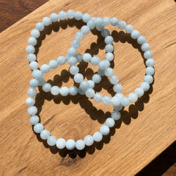 Akvamarin Armb�nd 6mm
