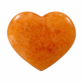 Orange Calcit, hjerte asos. 1 
