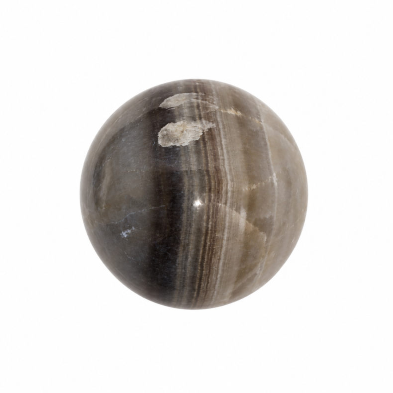 Gr� B�nd Calcit, kugle A 