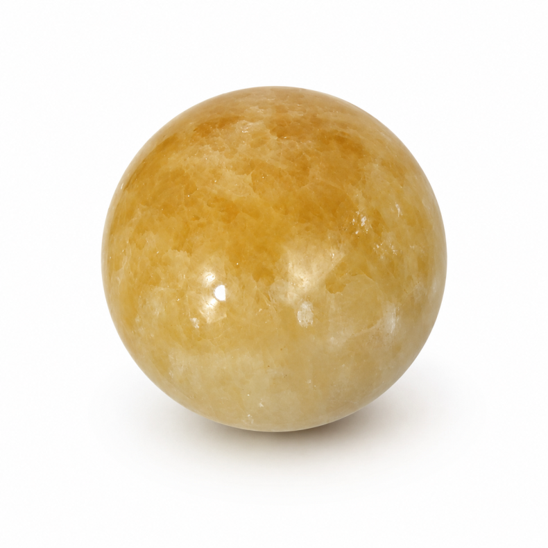 Orange Calcit kugle G