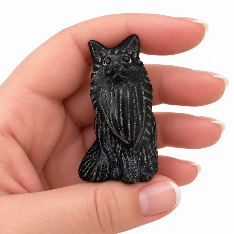 Sort Obsidian, Maine Coon kat 