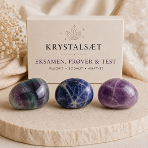 krystals�t til eksamen, pr�ver og test 