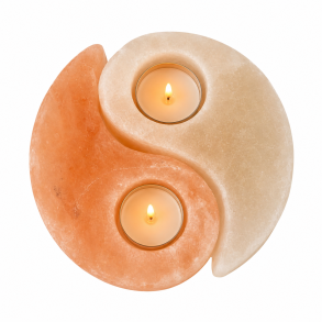 Lysestage Salt i yin og yang 