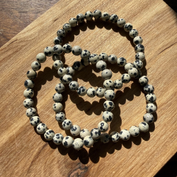 Dalmatisk Jaspis Armb�nd 6mm 