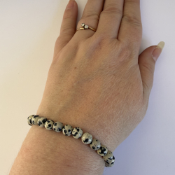 Dalmatisk Jaspis Armb�nd 6mm 