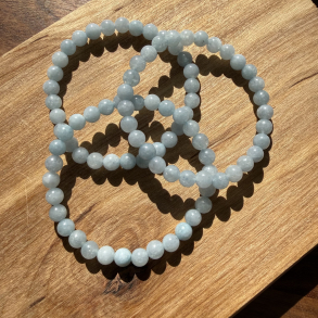 Akvamarin Armb�nd 6mm