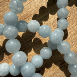 Akvamarin Armb�nd 6mm
