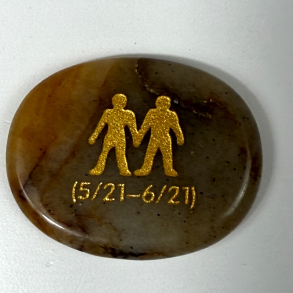 Brun b�ndagat Sten m stjernetegnet tvillingen p�