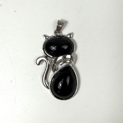 Sort Obsidian kattevedh�ng 